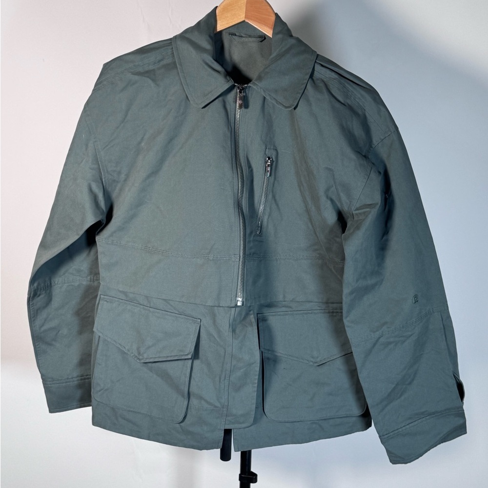 NWOT Lululemon Glyde 2-in-1 Adaptable Jacket Dark Forest - Picture 5 of 8